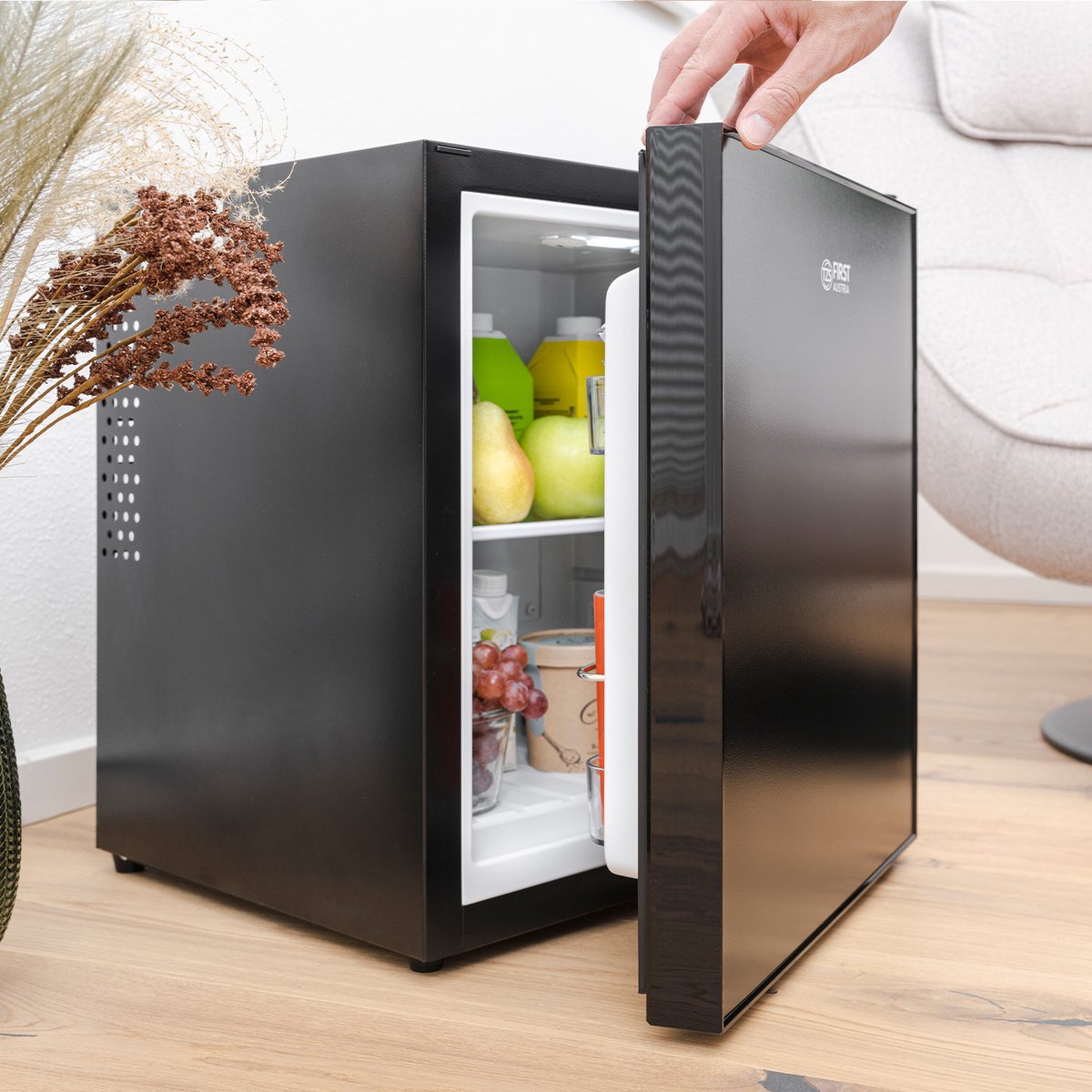 First Austria - Mini réfrigérateur silencieux - 30 litres - Noir