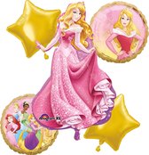 Disney Princess - La Belle au bois dormant - Ensemble de Ballon - 5 pièces - Ballon hélium - Ballon aluminium - Décoration - Anniversaire.