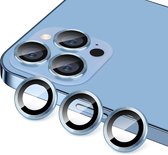 Casemania Camera Lens Glas Geschikt voor Apple iPhone 13 Pro Max - Gehard Glas Camera Protector - Blauw