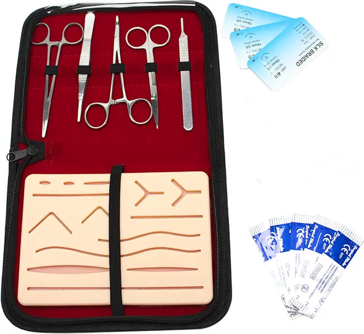 Kit de suture, Kit complet de pratique de suture pour les étudiants en  médecine