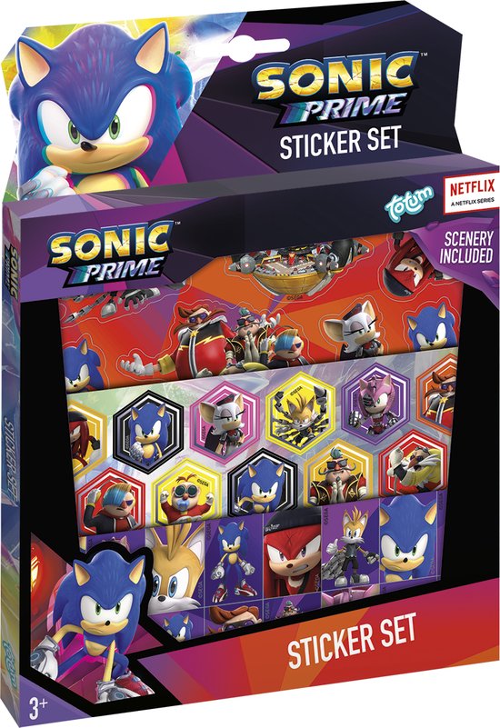 Sonic Prime - Puzzle pour enfants XXL Sonic & Villains (100 pièces