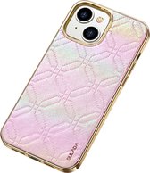 Sulada SoftTouch telefoonhoesje voor de iPhone 14 Plus Helder Roze