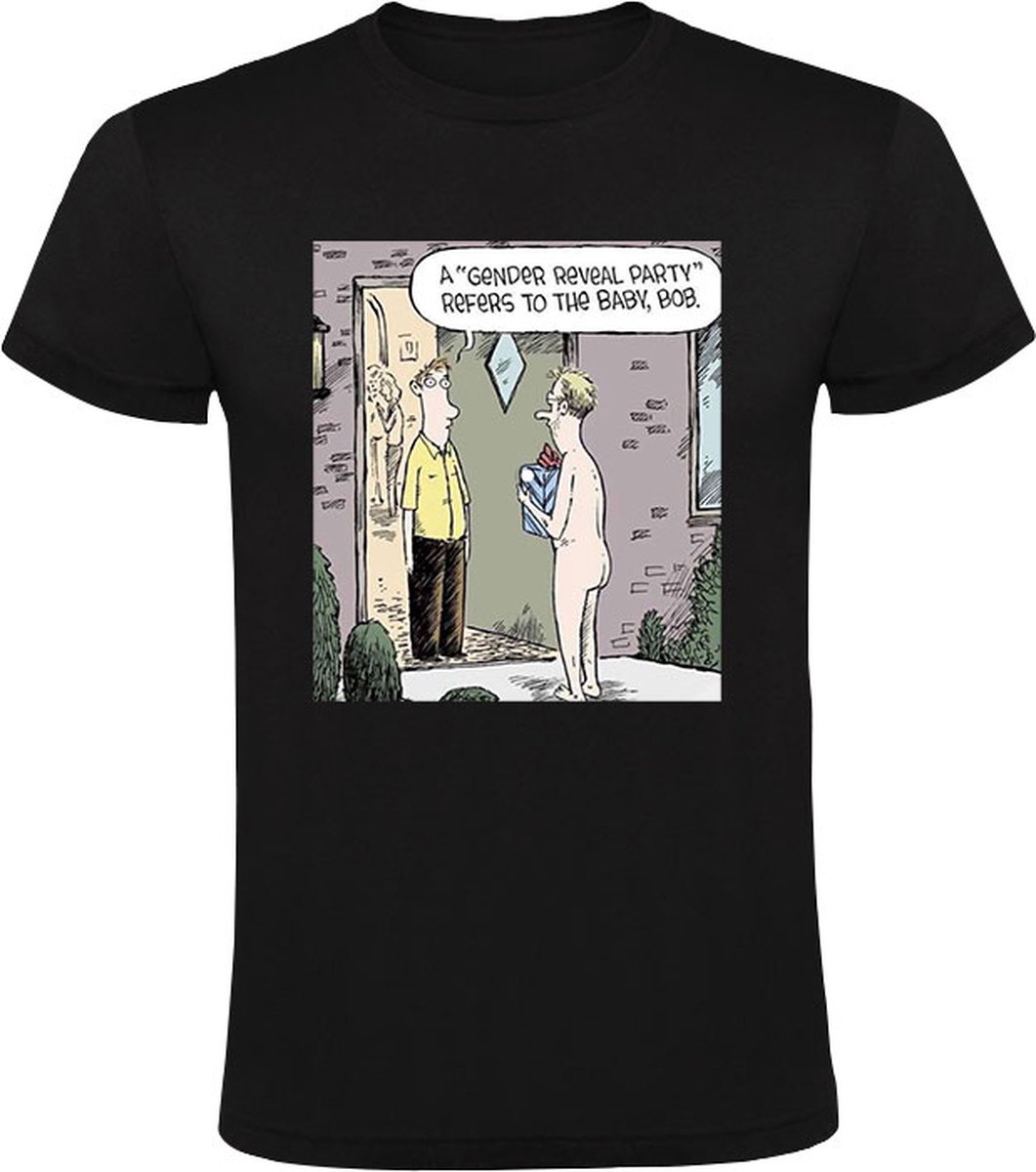 Gender reveal party Heren T-shirt - baby - genderreveal - grappig