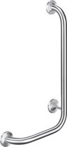 Wagner-EWAR RVS wandsteun 90° met grip BF620. In 4 varianten leverbaar.