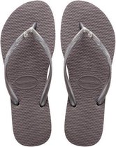 Havaianas slippers slim crystal glamour - Dames grijs - Maat 35/36