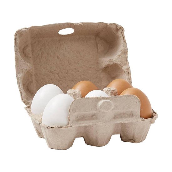 Afleiden binnenkomst incompleet Kids Concept - Houten Eieren 7-delig - Houten speelgoed | bol.com