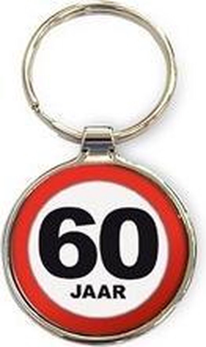 Miko - Sleutelhanger - 60 Jaar - Rond