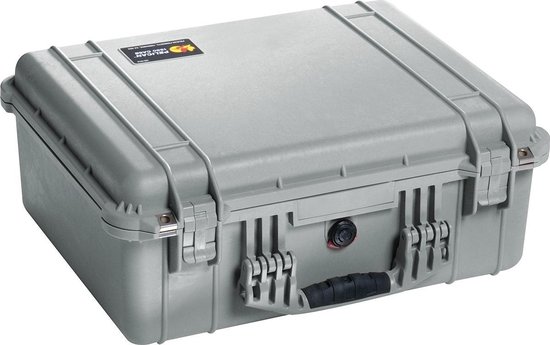 Peli Case - Camerakoffer - 1550 - Zilver - excl. plukschuim 52,400000 x 42,800000 x 20,600000 cm (BxDxH)