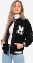 Raved - Zwarte College Jacket - S / M / L - Baseball Jack