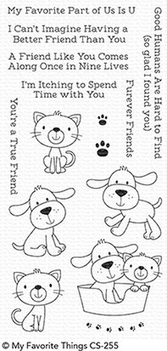 Furever Friends Clear Stamps (CS-255)