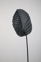 Kunstblad - Leaf - topkwaliteit decoratie - 2 stuks - zijden tak - Zwart - 89 cm hoog