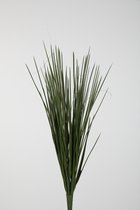Kunstbloem - Honey grass plant - topkwaliteit decoratie - 2 stuks - zijden bloem - Groen - 60 cm hoog