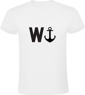 Wanker Heren t-shirt | grappig | cadeau | Wit