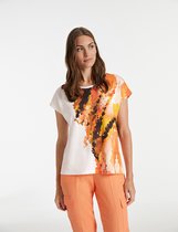 TAIFUN Dames Shirt met 1/2-mouwen en abstracte print