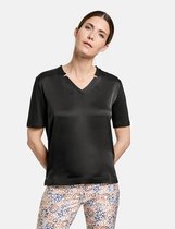 GERRY WEBER Dames Shirt met V-hals EcoVero