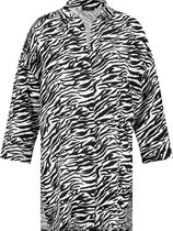 SAMOON Dames Lange blouse met animal print