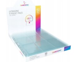 Game Genic 9-Pocket Pages – Box 50 Pagina - Voor standaard kaarten zoals Pokemon & Magic