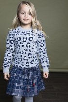 Le Chic Meisjes Olivia Fluffy Leopard Sweater