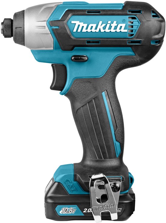 Makita Gereedschap - 12V ACCU slagmoersleutel, 2x accu 2.0 Ah XR, oplader TD110DSAE