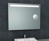 Klea TT Spiegel Met Geintegreerde LED Verlichting En Scheerspiegel 100x80cm
