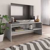 Decoways - Tv-meubel 100x40x40 cm spaanplaat betongrijs