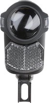 AXA Nox Sport 12 Lux - Fietslamp voorlicht - LED Koplamp - Fietsverlichting op Batterij - Auto/Off - Zwart