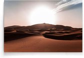 Walljar - Sahara Desert - Muurdecoratie - Poster