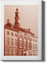 Walljar - Stadhuis van Den Bosch - Muurdecoratie - Poster