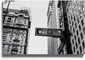 Walljar - Wallstreet - Muurdecoratie - Plexiglas schilderij