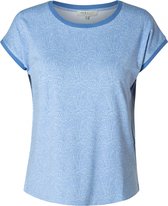 IVY BEAU Taj Jersey Shirt - Maya Blue/Multi-Colo - maat 44