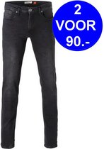 Cars Jeans - Heren Jeans - Tapered Fit - Lengte 36 - Stretch - Shield - Black Used