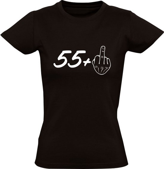 56 ans T-shirt femme | anniversaire | fête | cadeau | Noir