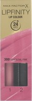 Max Factor Lipfinity 24HR Lip Colour Lipgloss - 300 Essential Pink