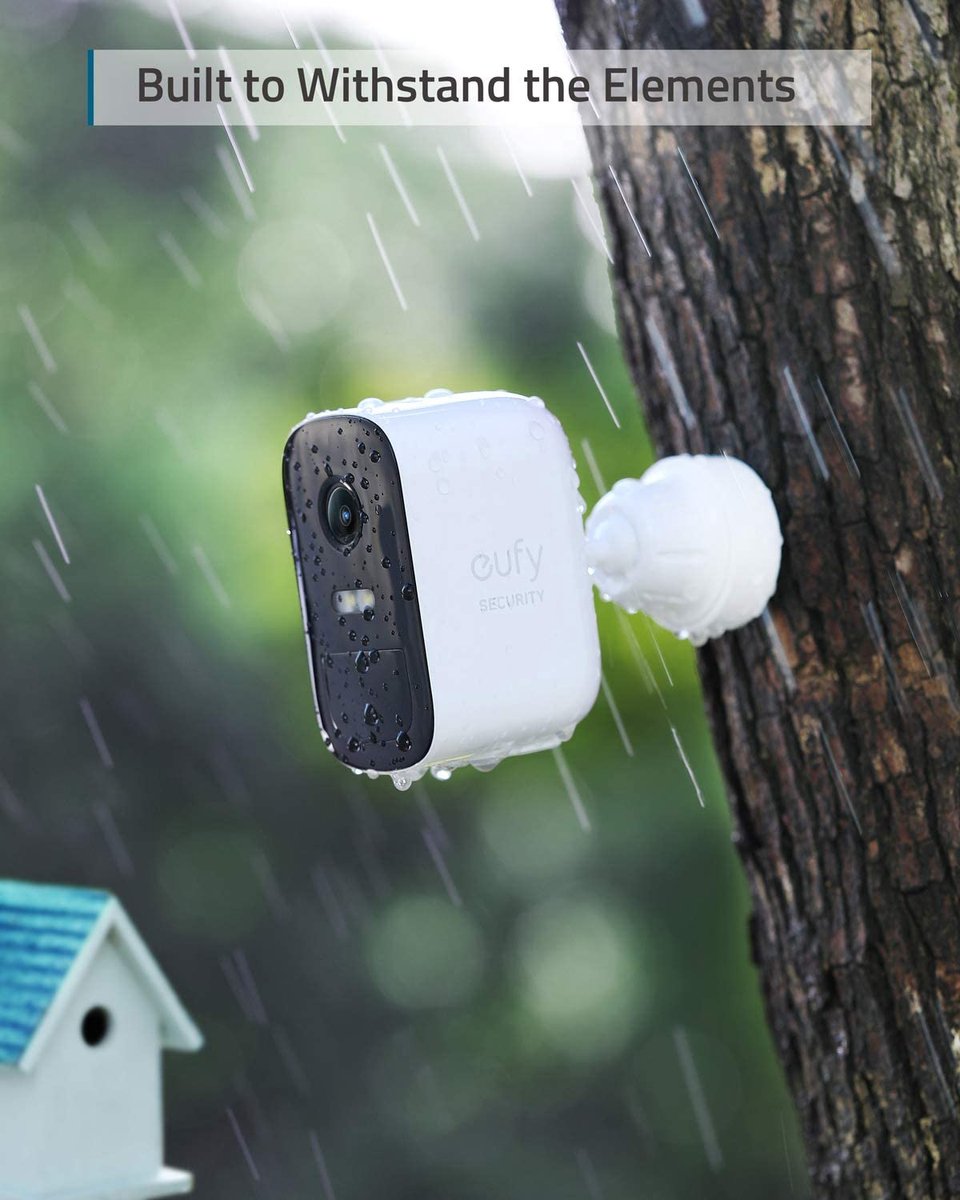 Afbeelding 2 van Eufycam 2C Pro - 2K Resolution camera - beveiligingscamera - 180 dagen batterij - Voor binnen & buiten - UITBREIDING (werkt niet zonder homebase)