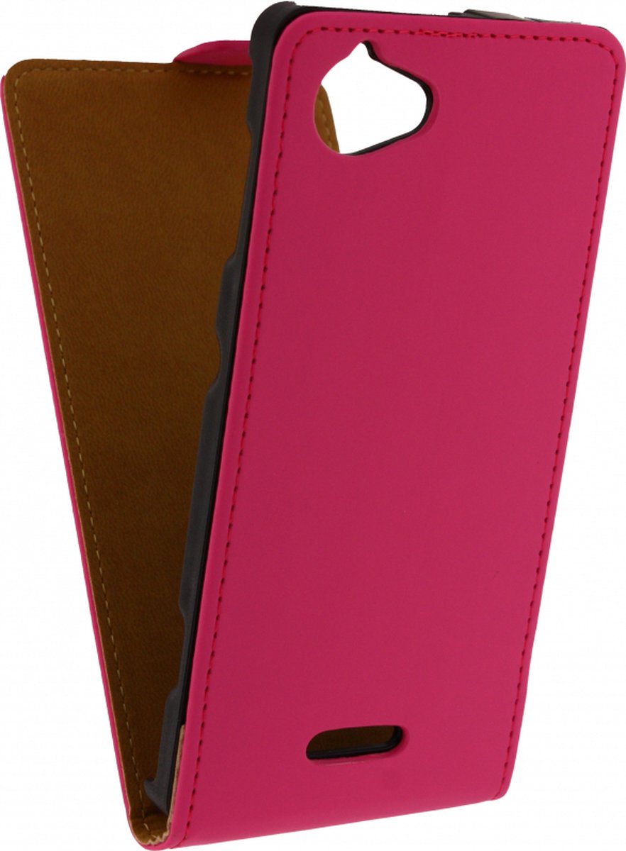 Mobi Ultra Slim Flip case Xperia L pink