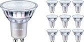 Voordeelpak 10x Philips MASTER Value LEDspot GU10 PAR16 3.7W 270lm 60D - 930 Warm Wit | Beste Kleurweergave - Vervangt 35W.