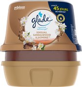 Glade Luchtverfrisser Gel Sandalwood & Jasmine - 8x 180 gr - Voordeelverpakking
