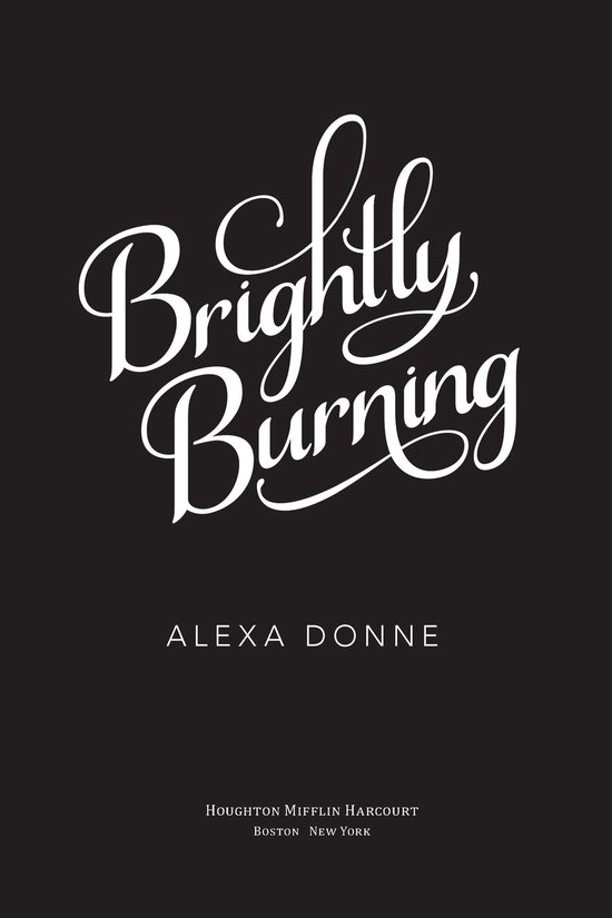 Brightly Burning - cover