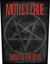 Motley Crue Rugpatch Shout At The Devil Zwart