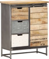 Decoways - Dressoir 60x30x70 cm massief mangohout