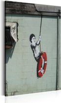 Schilderij - Swinger, New Orleans - Banksy.