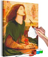 Doe-het-zelf op canvas schilderen - Rossetti's Beata Beatrix.