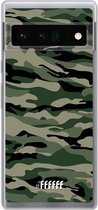 6F hoesje - geschikt voor Google Pixel 6 Pro -  Transparant TPU Case - Woodland Camouflage #ffffff