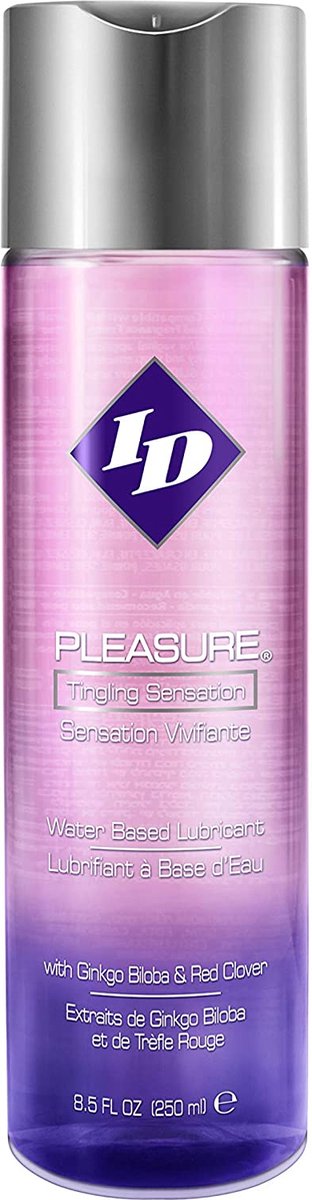 Goedkoopste ID Pleasure - Glijmiddel op Waterbasis - Met tintelend gevoel - 250 ml