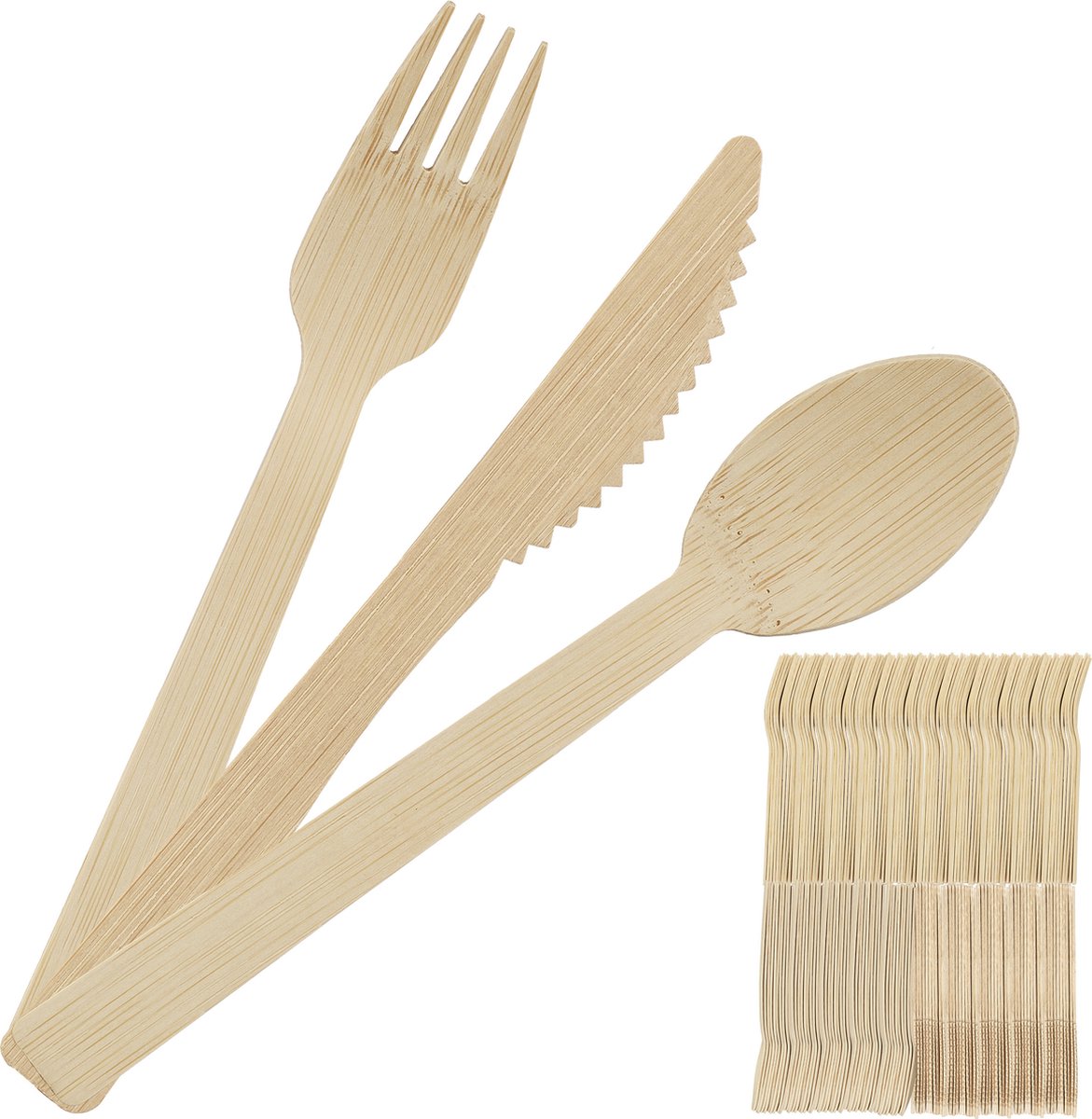 greenbox - Houten vorken 16 cm, biologisch gecoat, 1000 St