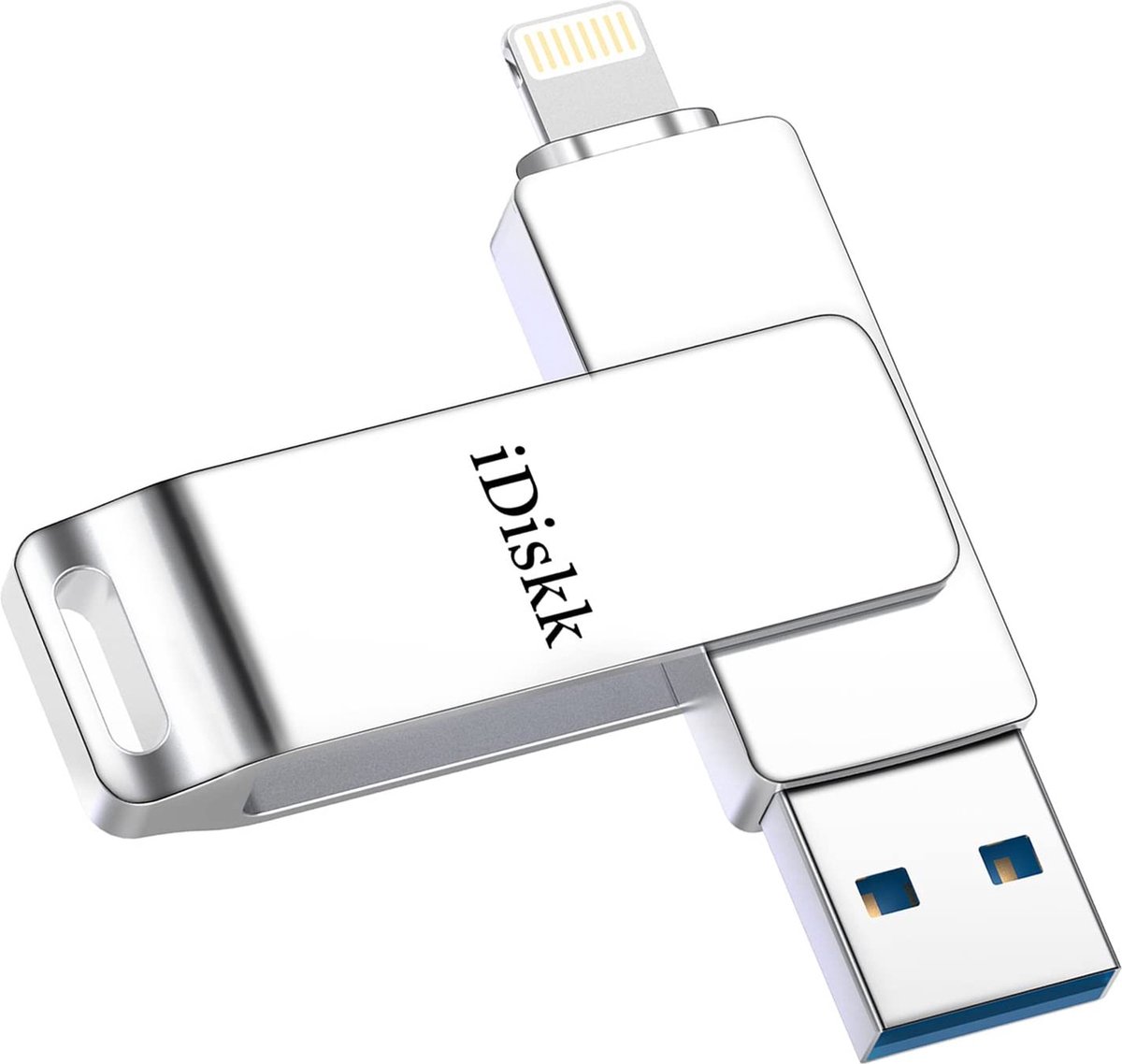 USB 3.0-geheugenstick voor iPhone 512 GB met [MFi-gecertificeerde] connector om opslag uit te breiden of gegevens over te dragen van iOS-apparaten en Mac-pc-computer
