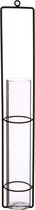 Hanger metaal met cilinderglas 36cm (4 st.)