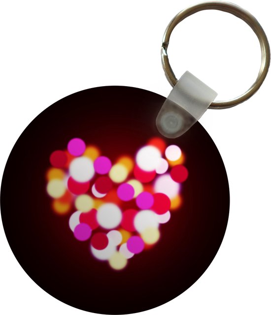 Tas Licht, Oplaadbare LED Lamp Sleutelhanger, Hartvorm