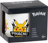 Pokemon Mok in giftbox - Wit - Zwart - Geel - Kinderen