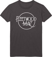 Fleetwood Mac Heren Tshirt -M- Classic Logo Zwart